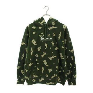 supreme  ビックロゴフーデッドパーカー