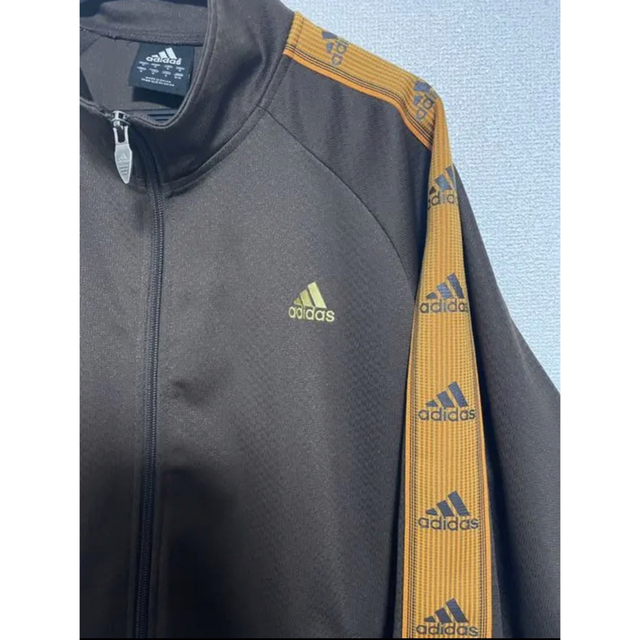 【adidas】最高配色 ブラウン系 バイカラー トラックジャケット 在原みゆ紀