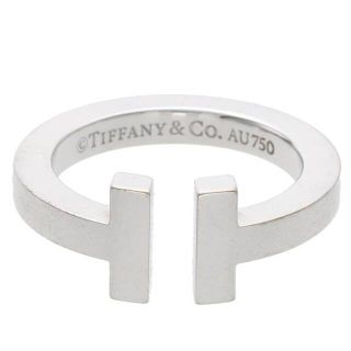 ティファニー(Tiffany & Co.)のティファニー Tスクエア K18WGリング メンズ 8号(リング(指輪))