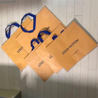 LOUIS VUITTON - ルイヴィトン ショッパー 大〜中サイズ 5枚 LOUIS VUITTON - ルイヴィトン ショッパー 大〜中サイズ 5枚