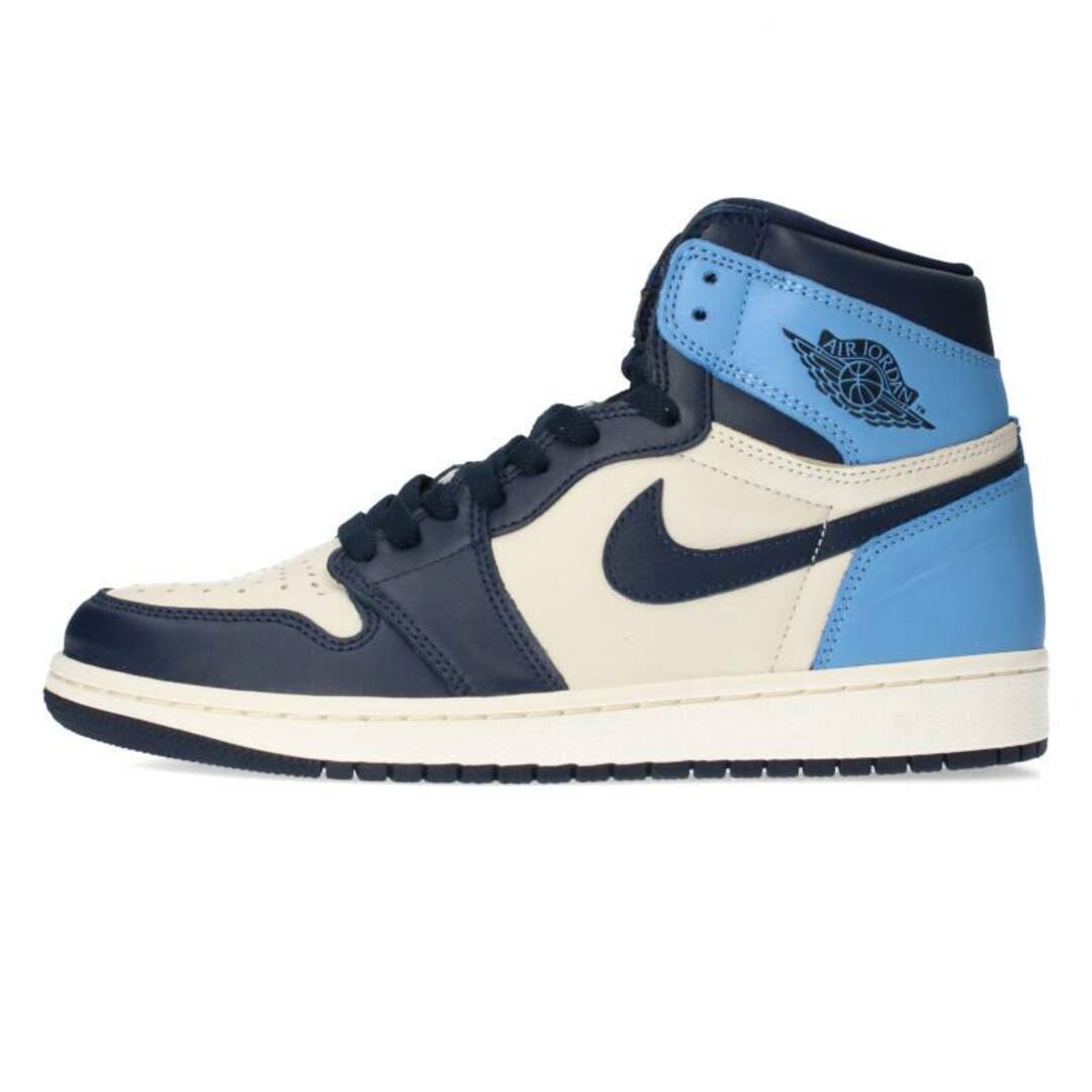 靴/シューズナイキ AIR JORDAN 1 RETRO HIGH OG OBSIDIAN 555088-140 エアジョーダン1レトロハイオージーオブシディアンスニーカー  メンズ 26.5cm