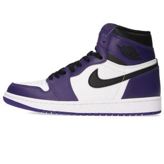 ナイキ(NIKE)のナイキ AIR JORDAN 1 RETRO HIGH OG COURT PURPLE 555088-500 エア ジョーダン1レトロハイオージーコートパープルスニーカー  メンズ 26.5cm(スニーカー)