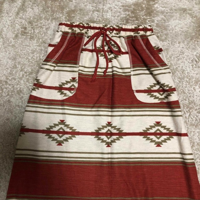 ロングスカート　メキシカン柄 (Basic Tone Clothes) レディースのスカート(ロングスカート)の商品写真