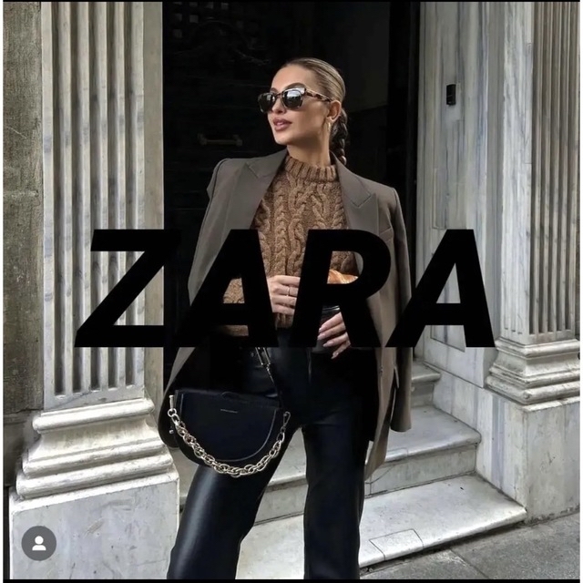 【今期完売】ZARA ケーブル ニット セーター L 新品タグ付き