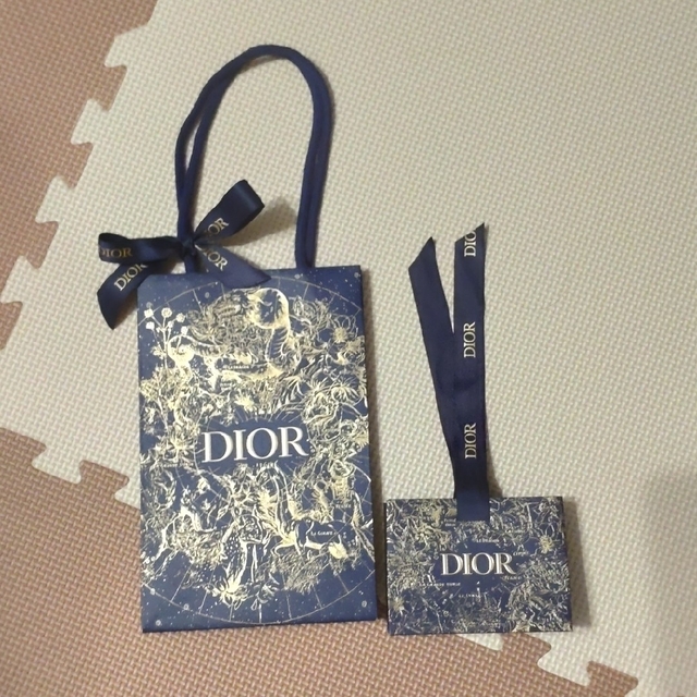 Dior(ディオール)のDior クリスマスBOX ショッパー インテリア/住まい/日用品のオフィス用品(ラッピング/包装)の商品写真