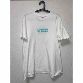 シュプリーム(Supreme)のSupreme Tiffany & Co Box Logo Tee Lサイズ(Tシャツ/カットソー(半袖/袖なし))