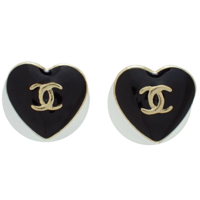 CHANEL - シャネルピアス ココマーク ハートピアス メタル(GP