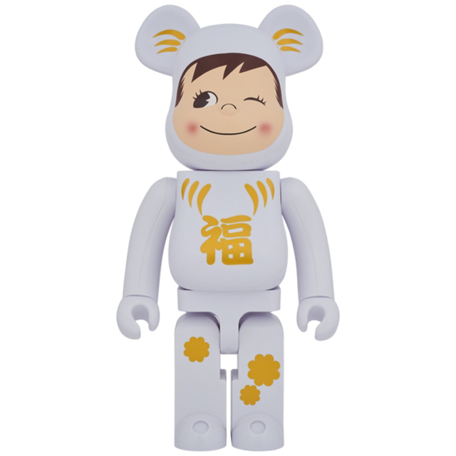 上品な BE@RBRICK - TOY MEDICOM 達磨 1000% ペコちゃん/ポコちゃん
