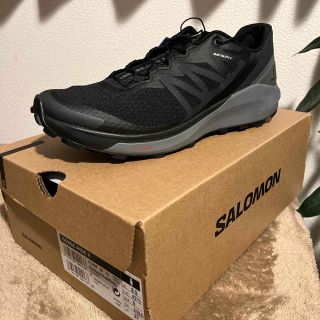 サロモン(SALOMON)の【新品未使用】Salomon SENSE RIDE4黒27cm(シューズ)