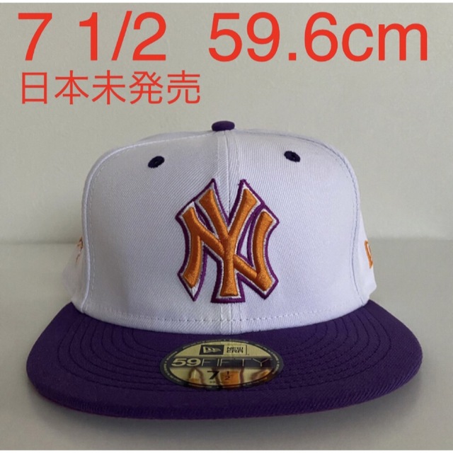 New Era Cap 1/2 ツバ裏パープル ニューエラ ヤンキース キャップのサムネイル