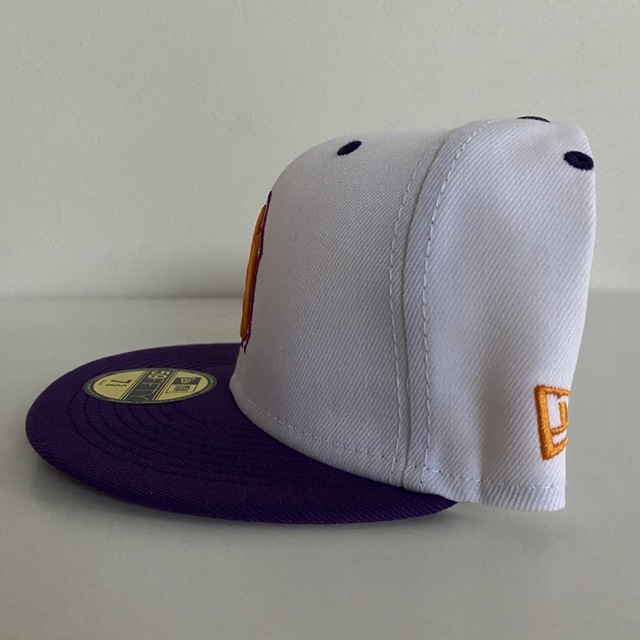 New Era Cap 5/8 ツバ裏パープル ニューエラ ヤンキース キャップ