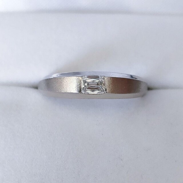 クリスカット ダイヤモンド リング Pt1000 0.25ct 5.8g