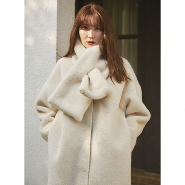 Her lip to - herlipto Faux Fur Reversible Coat ファーコートの通販