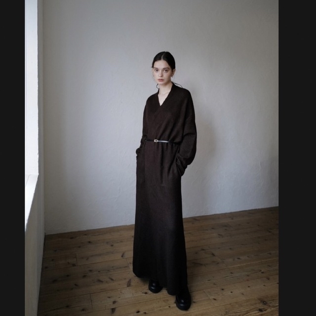 SNIDEL(スナイデル)のcelon　long knit gown cardigan レディースのトップス(カーディガン)の商品写真