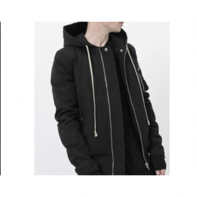 専門店 Rick Owens Men's フーデットダウンロングコート