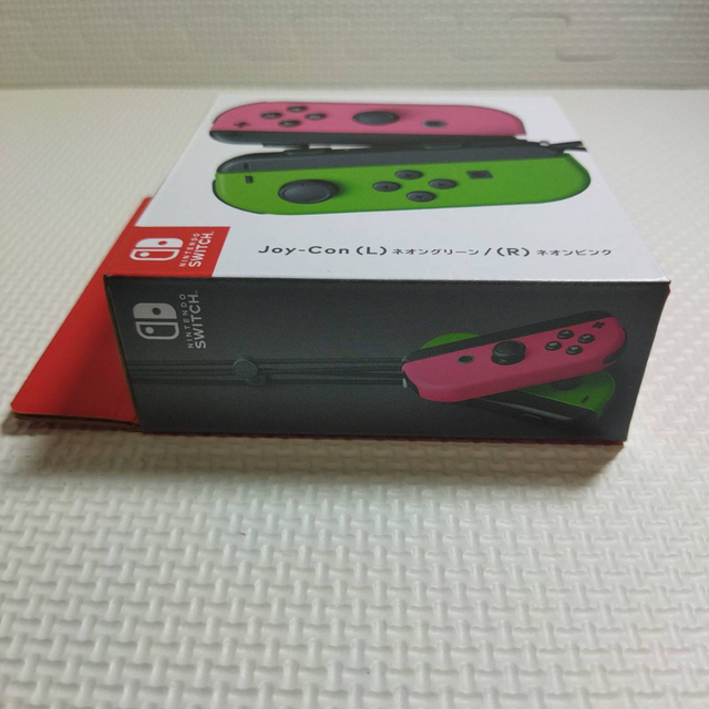 Nintendo Switch(ニンテンドースイッチ)の任天堂 Switch Joy-Con(L)ネオングリーン/(R)ネオンピンク エンタメ/ホビーのゲームソフト/ゲーム機本体(携帯用ゲーム機本体)の商品写真