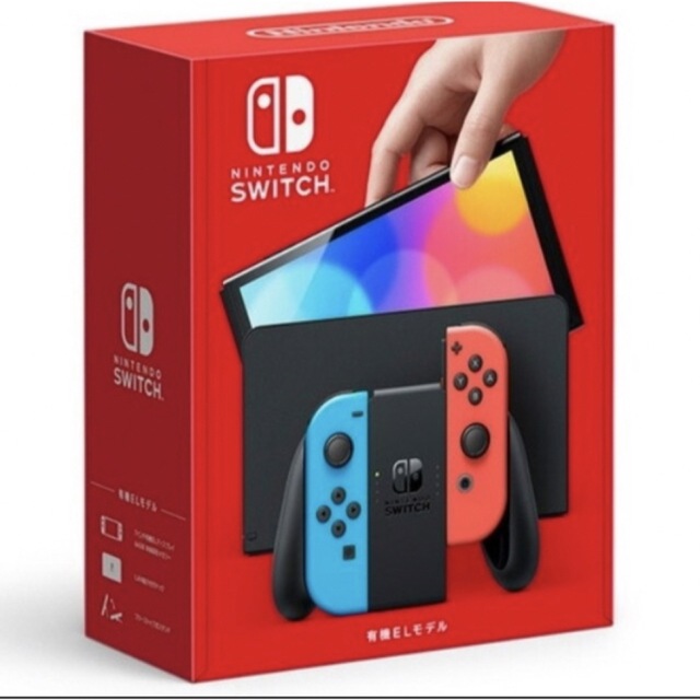 Nintendo Switch(有機ELモデル) ネオンブルー/) ネオンレッド家庭用ゲーム機本体