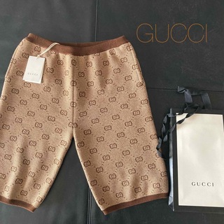Gucci - 超美品 国内 正規品 GUCCI モッチリ ニット ショートパンツ S 160