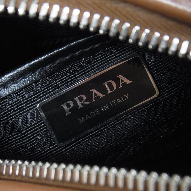 PRADA(プラダ)のPRADA プラダ ショルダーバッグ 1BH140 2way ボウリング バッグ ブラウン系【中古】 レディースのバッグ(メッセンジャーバッグ)の商品写真