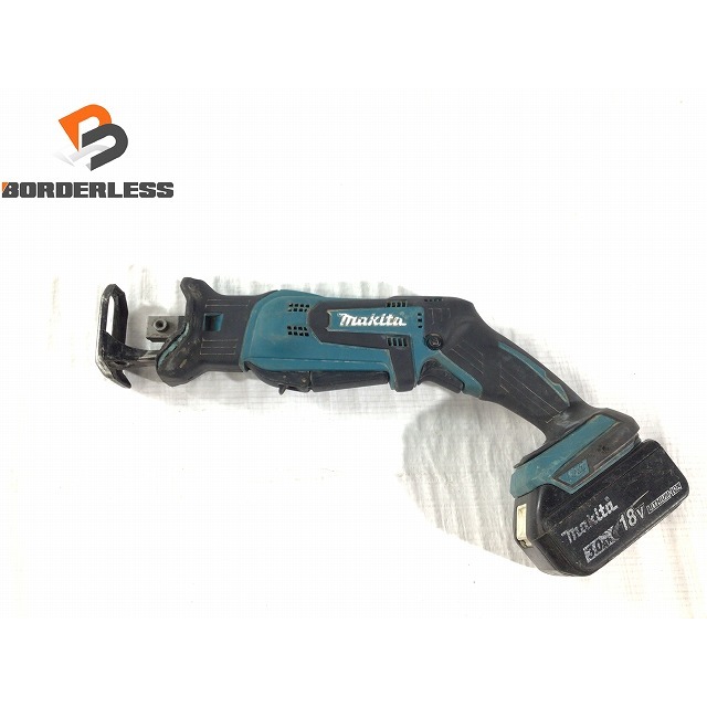 ☆品☆ makita マキタ 18V充電式レシプロソー JR184D 本体 バッテリー1個(BL1830B 3.0Ah)付き 64996