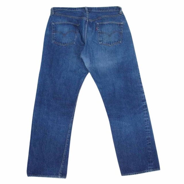 Levi's リーバイス デニムパンツ 70s 501 66前期 BigE 両面BigE 刻印6 フライボタン通常R 裾チェーンステッチ オリジナルレングス インディゴブルー系 1