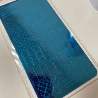 ネイルプレート　ブランド　ロゴ　スタンピングプレート　ネイルスタンプ(ネイル用品)