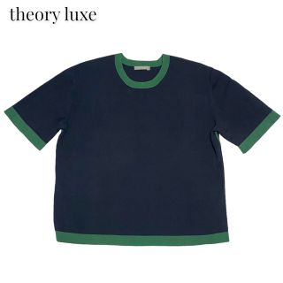 セオリーリュクス(Theory luxe)のSALE【theory luxe】サイドラインニットカットソー　セオリーリュクス(カットソー(半袖/袖なし))