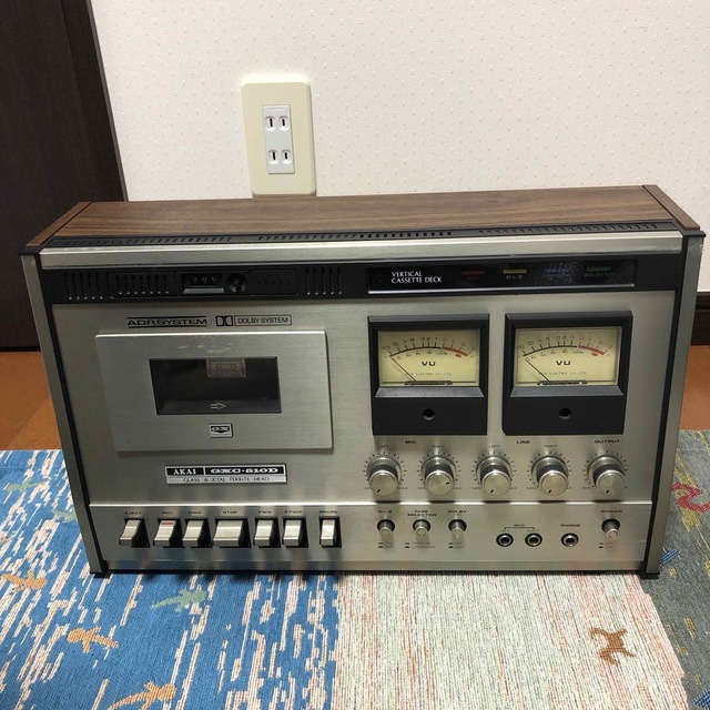 オーディオ機器AKAI GXC-510D カセットデッキ