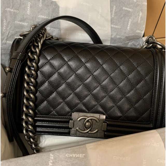 CHANEL ボーイシャネル　ミディアムハンドバッグレディース