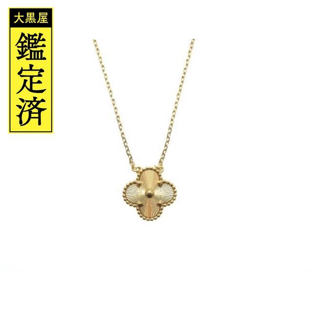 売れ筋がひ新作! Cleef Van & ヴァンクリーフ&アーペル ヴィンテージアルハンブラ YG ギョウシェ 【430】 - Arpels ネックレス
