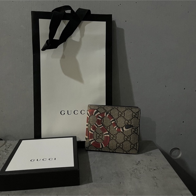 GUCCI スネーク 折り財布-