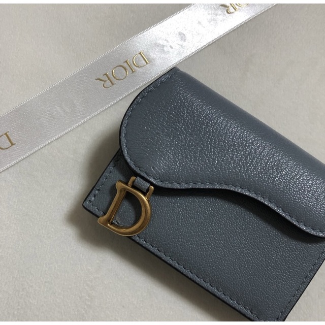 Christian Dior - Dior SADDLE コンパクト ウォレット ミニ財布