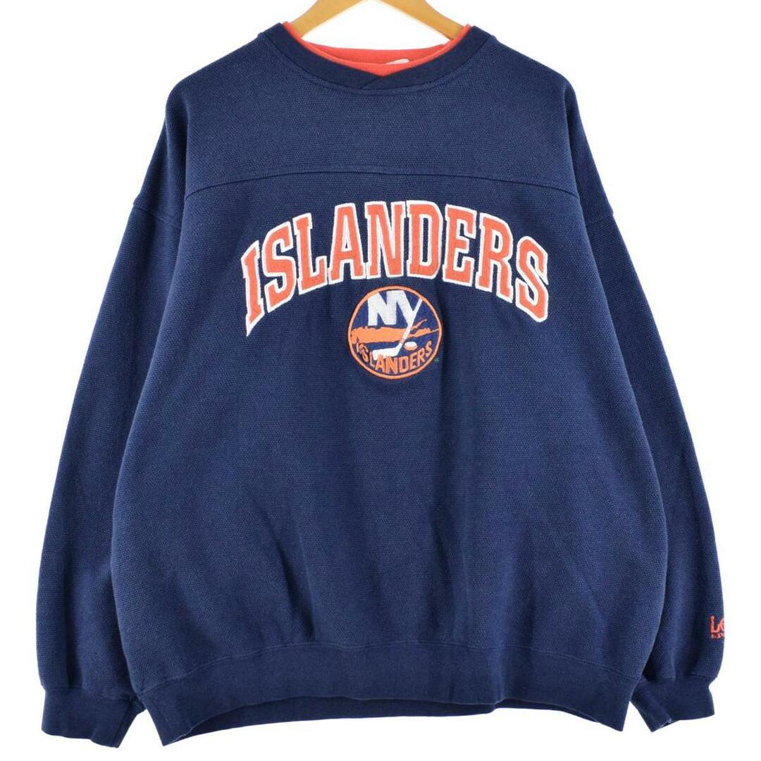 リー Lee NHL NEW YORK ISLANDERS ニューヨーク アイランダース スウェットシャツ トレーナー メンズXXL /eaa290649