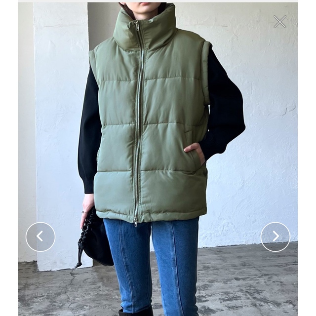 Lian(リアン)の新品未使用【Lian】ファイバーダウンベスト レディースのジャケット/アウター(ダウンベスト)の商品写真