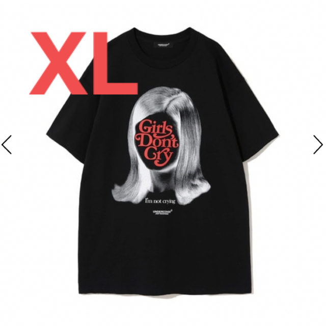 UNDERCOVER(アンダーカバー)のVERDY Undercover tee Girls Don't Cry 黒XL メンズのトップス(Tシャツ/カットソー(半袖/袖なし))の商品写真