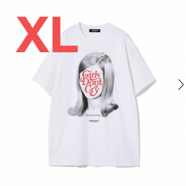 UNDERCOVER(アンダーカバー)のVERDY Undercover tee Girls Don't Cry 白XL メンズのトップス(Tシャツ/カットソー(半袖/袖なし))の商品写真