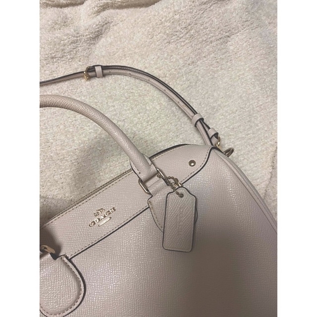 COACH - COACH コーチ ベネット サッチェル ミニボストン アイボリーの
