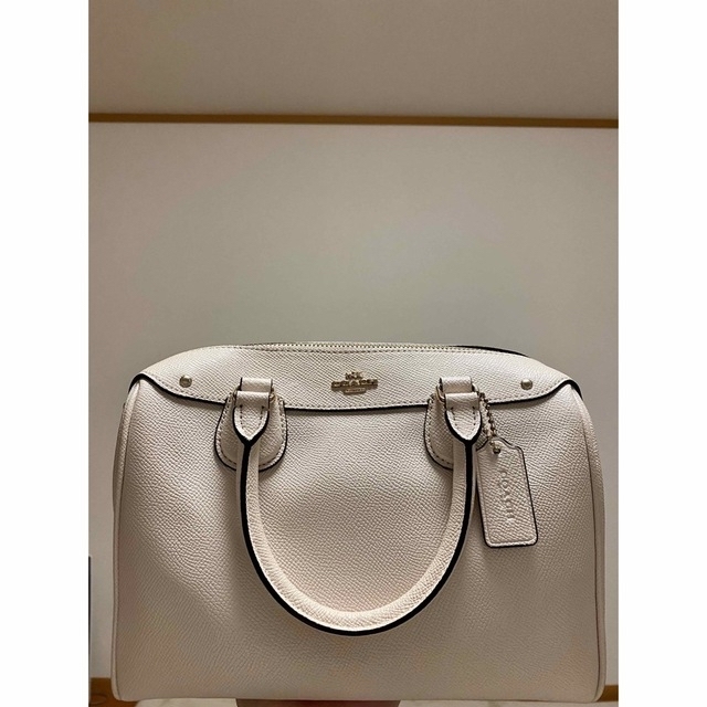 COACH - COACH コーチ ベネット サッチェル ミニボストン アイボリーの