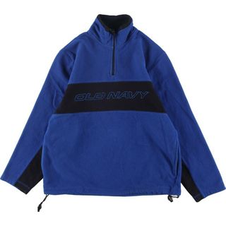 オールドネイビー(Old Navy)の古着 オールドネイビー OLD NAVY ハーフジップ フリースプルオーバー メンズM /eaa303329(その他)