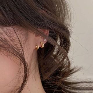 イエナ(IENA)のopen mini hoop one touch pierce RP034(ピアス)