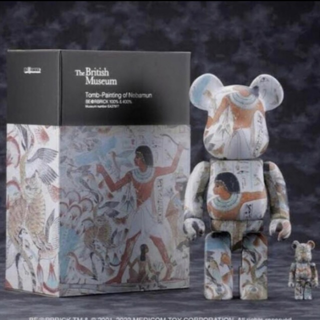 BE@RBRICK(ベアブリック)のThe British Museum BE@RBRICK 100% ＆ 400% ハンドメイドのおもちゃ(フィギュア)の商品写真