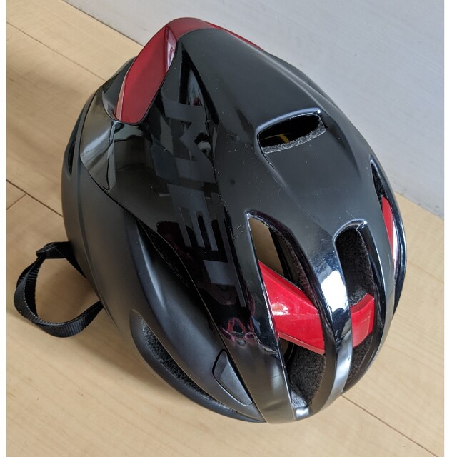 MET RIVALE ヘルメット M ブラック / ワインレッドM重量