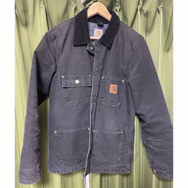 carhartt(カーハート)のカーハート　カバーオール黒 メンズのジャケット/アウター(カバーオール)の商品写真