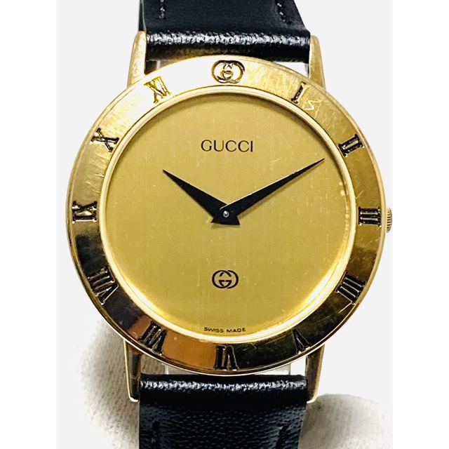 最大12%OFFクーポン 極美品 GUCCI グッチ 純正ベルト 電池新品 ユニ