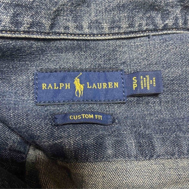 POLO RALPH LAUREN - 【美品】RALPH LAUREN デニムシャツ ポニー刺繍の 
