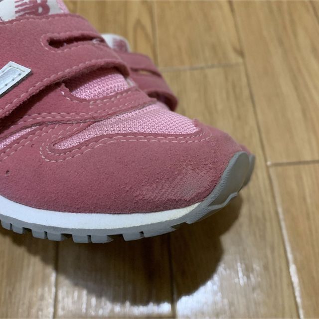 New Balance(ニューバランス)のニューバランス　373  スニーカー　ピンク　15.5 キッズ/ベビー/マタニティのキッズ靴/シューズ(15cm~)(スニーカー)の商品写真