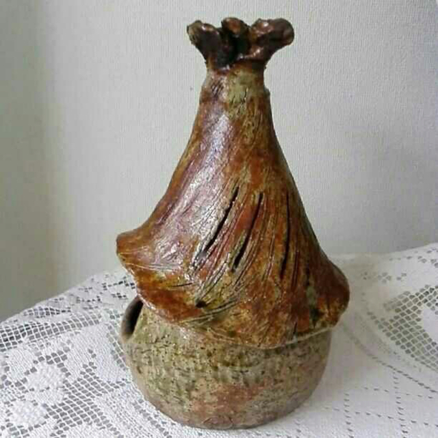 花器　芳香器　アロマ用　陶器 インテリア/住まい/日用品のインテリア小物(花瓶)の商品写真