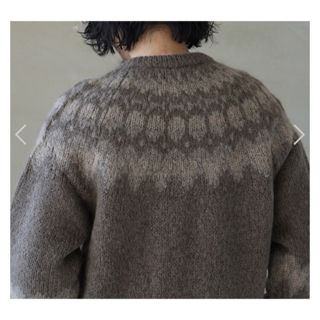 赤字特価セール BATONER MEN MOHAIR NORDIC CREW NECK