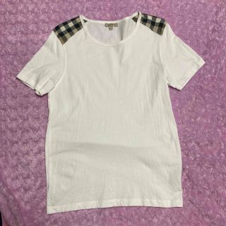 バーバリー(BURBERRY)のバーバリーBurberry白Tシャツ　sサイズ(Tシャツ/カットソー(半袖/袖なし))