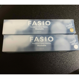 ファシオ(Fasio)のファシオ　グリッターマスカラ　シルバーゴールド各1本(マスカラ)